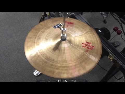 Paiste 13" 2002 Medium Top & Bottom (Pair)