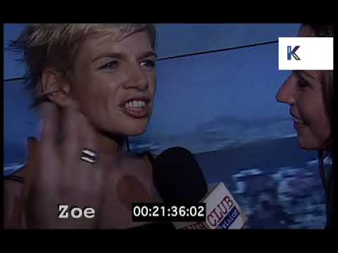 Zoe Ball Interview, Music Magazine Dance Awards, London, 1998