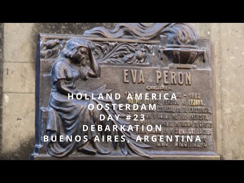 Thumbnail for Holland America Oosterdam Day #23 Disembarkation Buenos Aires Argentina