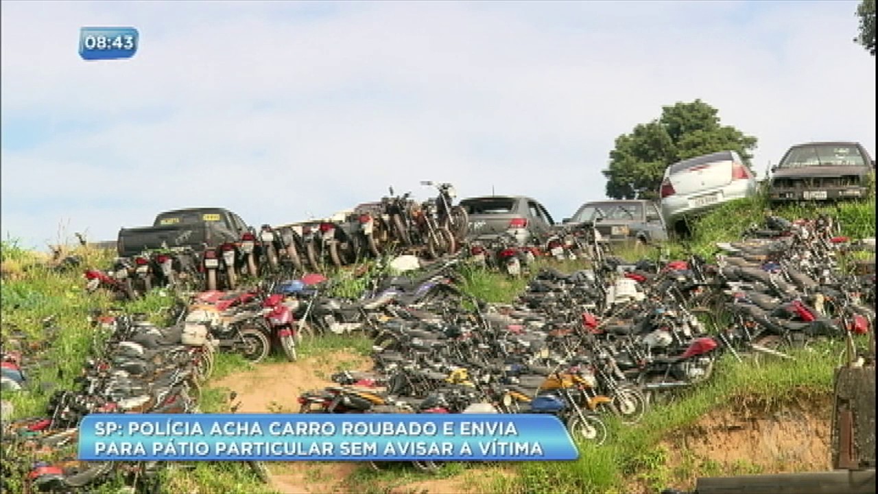 Polícia encontra carro roubado e envia para pátio particular sem avisar vítima
