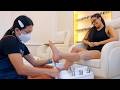 ASMR Top Notch Foot Pedicure And Nail Design At Bangkok Spa