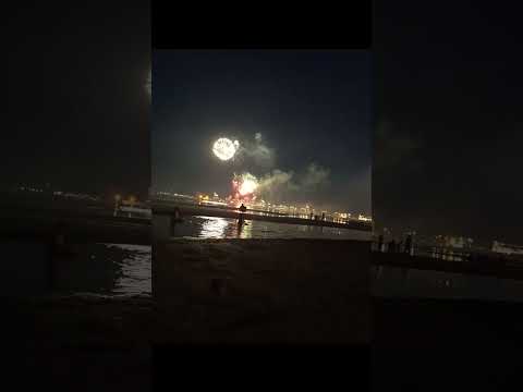 4th of july with teammorgan18! #4thofjuly2024 #beach #fireworks