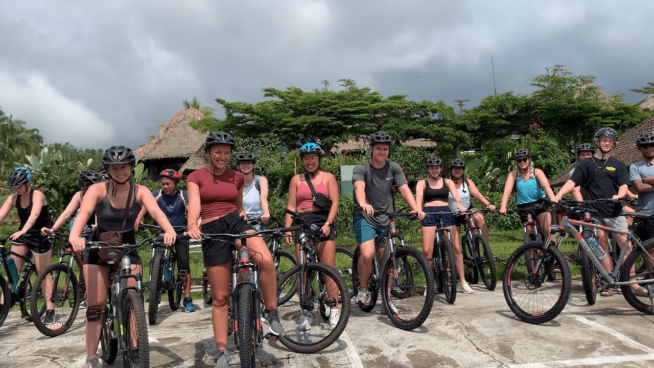 Experience the stunning Jatiluwih Rice Terraces through the cycling video.