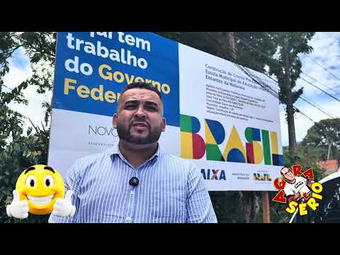 PRESIDENTE DA CÂMARA EDUARDO FALA SOBRE A CONSTRUÇÃO DA CRECHE DA PALMEIRA