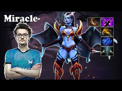Miracle - Queen of Pain Midlane | Dota 2 7.31b Gameplay