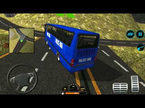 US Police Bus Driving Simulator - Offroad Police Bus Driver Games - Bus Games - Android Gameplay #16