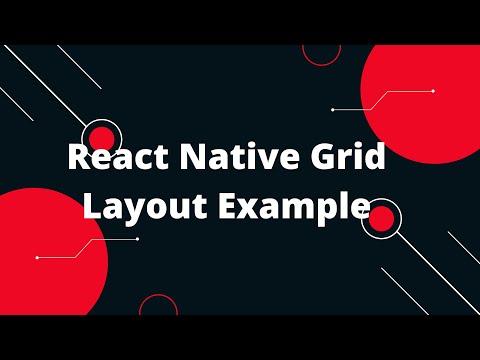 React Native Grid Layout Example