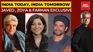 Rajdeep In Conversation With Javed Akhtar, Zoya Akhtar & Farhan Akhtar | India Today, India Tomorrow video