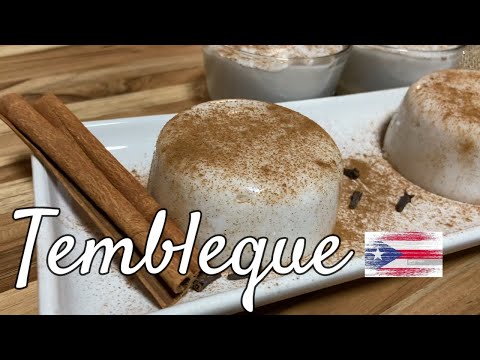 Tembleque postre Puertorriqueño receta facil (how to make Puerto Rican Tembleque easy recipe)
