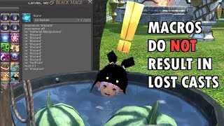 FF14 - Evidence that Macros Don't Cause GCD Delay or Lost Casts