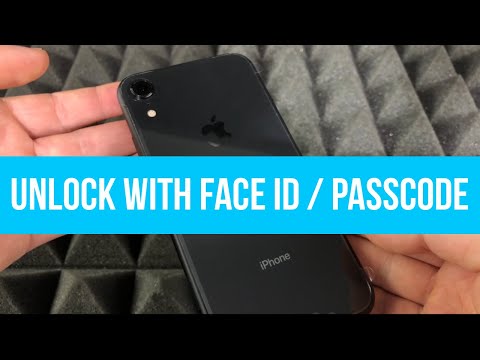 How to Unlock iPhone XR with Face ID or with a Passcode