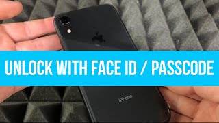 How to Unlock iPhone XR with Face ID or with a Passcode