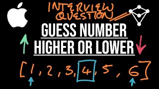 YouTube video 'Guess Number Higher or Lower - LeetCode 374 - JavaScript'