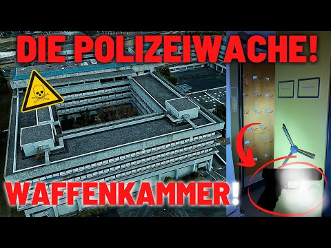 LOST PLACE // Abandoned police headquarters 👮🚔 - Armory, bunker, and prison cells found! 😱