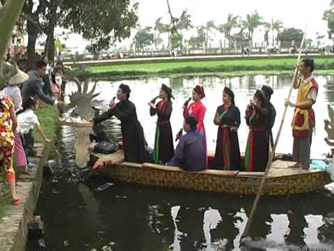 Hội Lim Tiên Du, Bắc Ninh 2012 phần 1 - Quan Họ Trên Thuyền