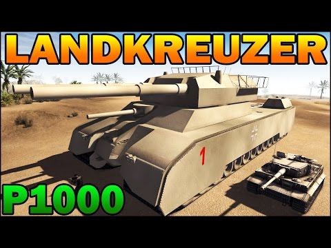 Men of War Assault Squad 2 - LANDKREUZER P. 1000 RATTE - SUPER-HEAVY TANK!!