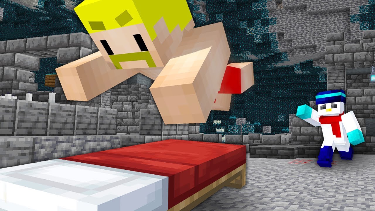 ベッドで寝た人から早抜け選手権【マイクラ】