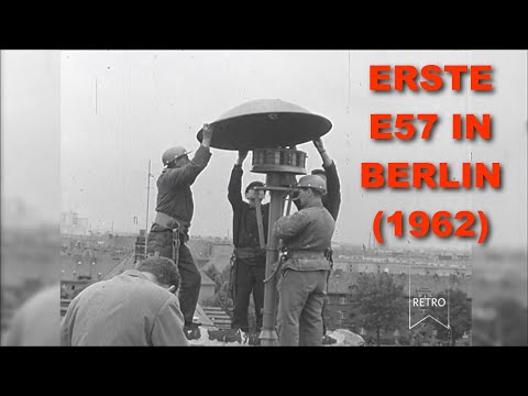 ERSTE E57 SIRENE IN BERLIN | Montage einer Alarmsirene in Spandau 1962