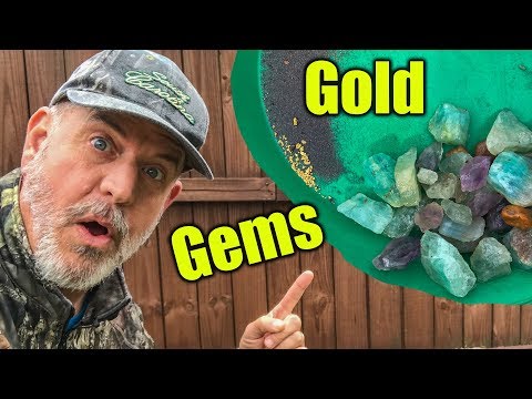 Prospecting Gold and Gems Concentrates - Raw Pay Dirt