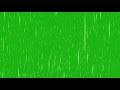 Rain effect green screen