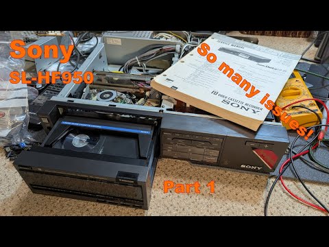 Sony SL-HF950 SuperBeta Hi-Fi machine - Can we finally get it sorted? Part1