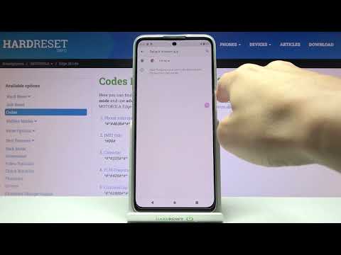 How to Set Up Default Browser in MOTOROLA Edge 20 Lite – Pick Browsing App