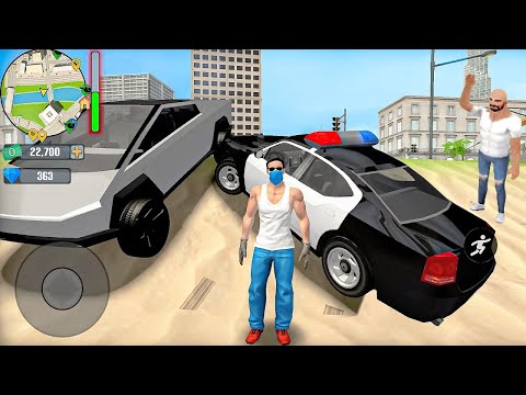 Us police car Bike car electronic car Driving in Open World - Go To Town 6 - Android Gameplay