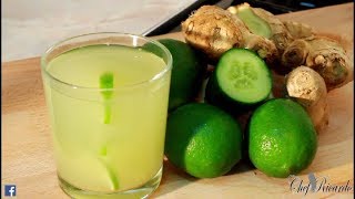 Best Ginger and lime tea for weight loss & healthy benefits | Chef Ricardo Cooking
