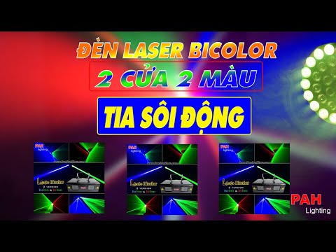 Đèn tia laser Bicolor đa phong cách cuốn hút người xem