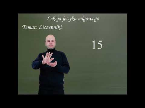 Lekcja języka migowego - Liczebniki