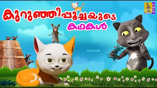 കുറുഞ്ഞിപ്പൂച്ചയുടെ കഥകൾ | Cat Cartoon Malayalam | Kids Animation Stories Malayalam #cartoon