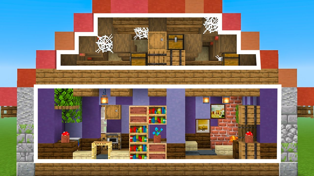 How I Build My Minecraft Interiors - YouTube