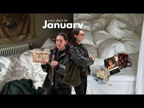 Cozy days in January: Updated makeup routine, Feb reading plans, baking cinnamon buns