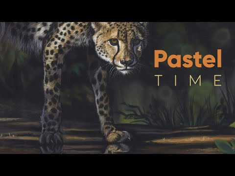 Cheetah in Soft Pastel - Timelapse