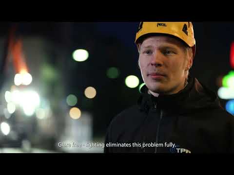 Glare-free work lights for safe operation in the city | NORDIC LIGHTS®
