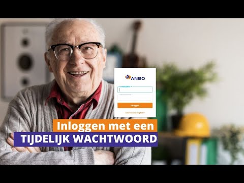 ANBO webinar - Voor de 1e keer inloggen met uw tijdelijke wachtwoord