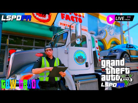 LIVE: GTA 5 LSPDFR Police Mod (Tow Mod: Basic Parking Enforcement)