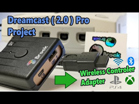 Dreamcast 2 (Pro) project. Brooks Wingman Converter SD Wireless Controller ps4 , Xbox , Switch