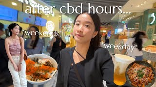 How I Spend my weekends/after working at CBD area in SINGAPORE! *affordable corporate worker* 陪我去下班