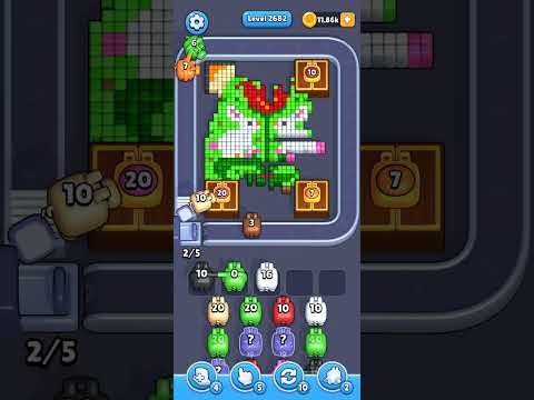 Pixel Flow Level 2682 Walkthrough