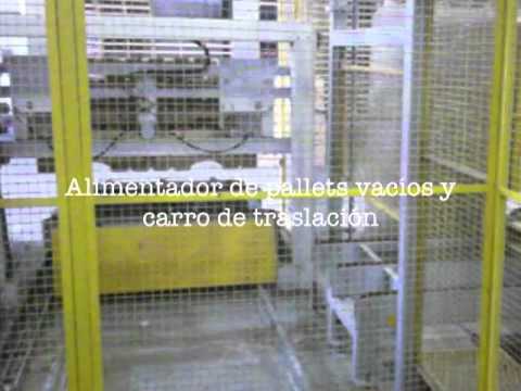 Palletizado Automático Robotizado De Bolsas De Papel