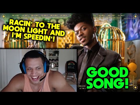 Tyler1 VIBING to LIL NAS X LoL Worlds Song 2022
