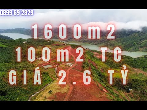 Cần bán 1600m2 đất ven suối, 100m2 thổ cư gần hồ Đảo Ngọc Lộc Tân, 2.6 tỷ