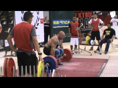 Marcos Ferrari na 2ª Pedida com 320 kgs no Levantamento da Terra