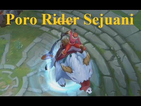 Poro Rider Sejuani Skin Spotlight - Sejuani Rides a Gaint Poro