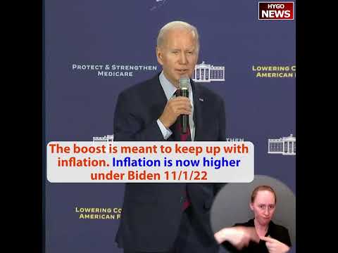 Biden Claims Credit for Inflation-Driven Social Security Raise in Florida, Days Before GOP Rout (November 1, 2022)