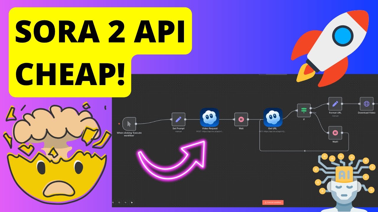 the CHEAPEST way to access SORA 2 by API