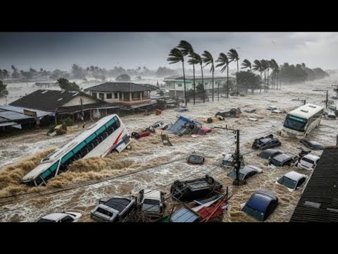 Chaos in Greece! Storms, floods, and storm surges destroy ...