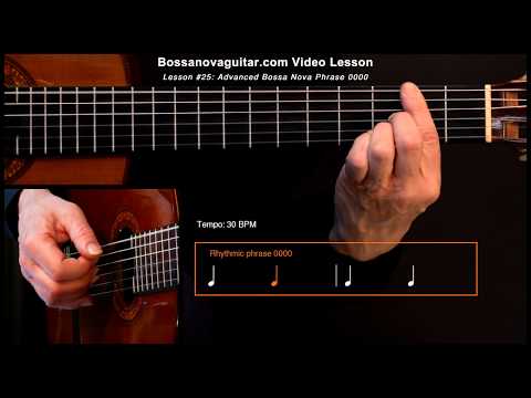 Linda Flor - Bossa Nova Guitar Lesson #25: Advanced Phrase 0000