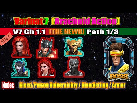Variant 7 Ch 1.1 Path 1/3 (Initial Completion) - Marvel Contest of Champions)